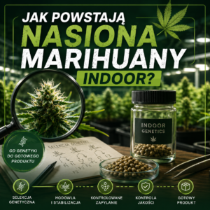 Jak powstają nasiona marihuany Indoor – selekcja genetyczna, stabilizacja odmian i kontrola jakości nasion